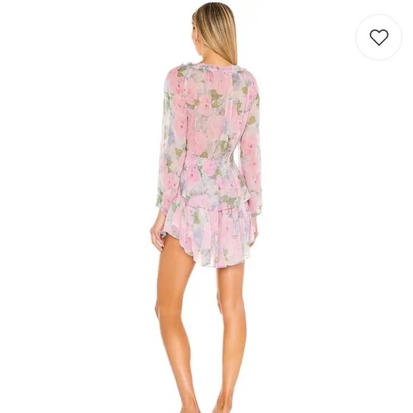 LoveShackFancy popover dress in blueberry frosting Size M - Picture 4 of 6